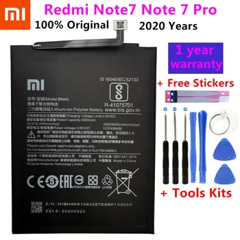 Originalią Bateriją Už Xiaomi Redmi Note7 7 Pastaba Pro M1901F7C BN4A Originali Telefono Baterija 4000mAh+ Nemokamas Įrankiai