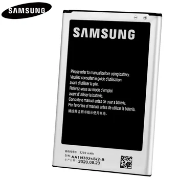 Originalus Bateriją B800BE B800BC Samsung GALAXY Note3 N9006 N9005 3 PASTABA 3200mAh NFC