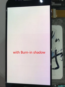 Originalus Burn-in shadow LCD SAMSUNG GALAXY S6 G920F G920A Ekranas Jutiklinis Ekranas skaitmeninis keitiklis 