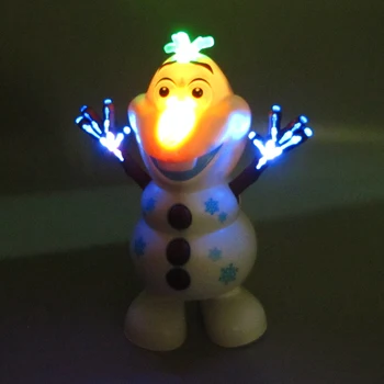 Originalus Disney Šokių Olaf Užšaldytos Sumos Veiksmų Apakinti Muzikos Blizga Švietimo Elektroninių Vaikščioti Robotas Vaikai lols Žaislai