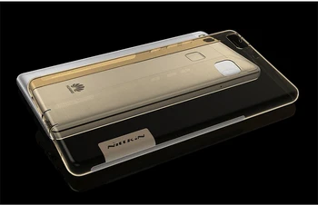 Originalus NILLKIN Ultra Plonas Plonas TPU Case For Huawei Ascend P9 Lite Aukštos Kokybės Minkštos TPU Galinį Telefono Dangtelį 