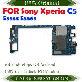 Originalus plokštės Sony Xperia C5 Ultra E5533 E5563 Plokštė 16gb Sony Xperia C5 Ultra Dual-SIM Logika Mainboard