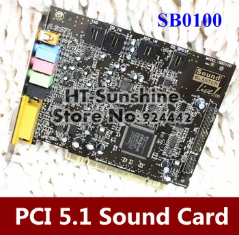 Originalus Sound Blaster Live! 5.1 SB0100 PCI Garso plokštė CREATIVE - Išbandytas dirba gerai!