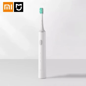 Originalus Xiaomi Mijia Sonic Elektros Dantų Šepetėlį T300 Aukšto Dažnio Vibracijos Magnetų 25 Dieną, Baterija Balta