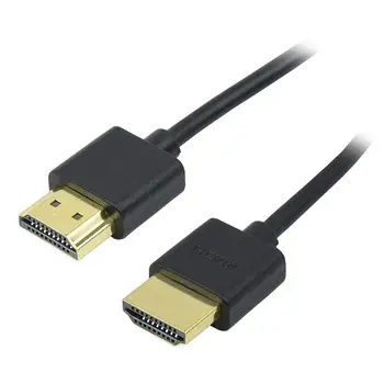 OT 3.0 mm (Super Minkštas HDMI Suderinamus 2.0 Male Micro-HDMI-& Mini-HDMI-male Plonas Kabelis 2k 4k Hd @60hz lengvi Nešiojamieji