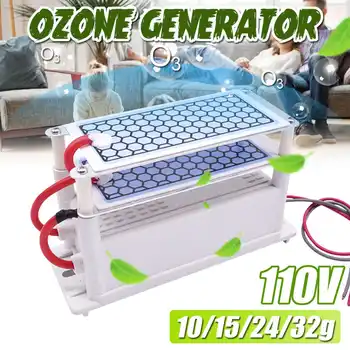 Ozono Generatorius 110V 10/15/24/32g Oro Valytuvas Ozonizador Ozonatorius Oro valymo Ozon Generatorius Ozonizer Sterilizacija Kvapas