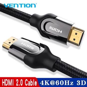 Paj 2m 10M, 15M 4K 60Hz HDMI Į HDMI Kabelis Didelės Spartos 2.0 Aukso Padengtą Kabelį, Laidą UHD FHD 3D Xbox PS3, PS4 TV