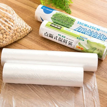 Pakuotė, Plastikiniai Maišeliai Wrap 1 Roll Virtuvės Šviežių Išlaikyti Šilumą Gruntas Maisto Užsklanda Maišelis Dulkių Maisto Vaisių Saugojimo Krepšys