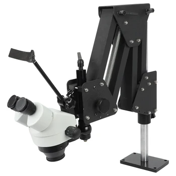 Papuošalų įrankiai 7X-45X Mikroskopas su stovu Papuošalai Optinės Priemonės Super Aišku, Mikroskopas su didinamasis stiklas Stovėti Deimantų Nustatymo