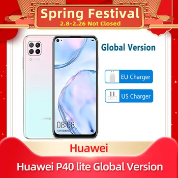 Pasaulinė Versija Huawei P40 lite 6GB 128GB Išmanųjį telefoną 48MP AI Kameros 6.4