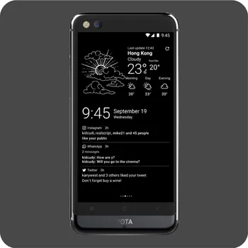 Pasaulinė Versija Yota 3 + Yota 3+ Yotaphone3+ Android8.1OctaCore DualScreen 5.5