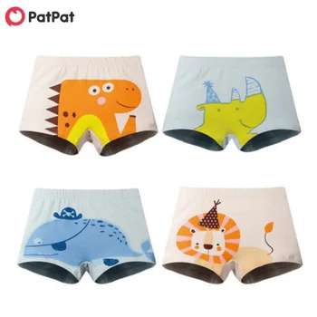 PatPat 4-Pack Baby / Mažylis Berniukas Gyvūnų Spausdinti Kelnės