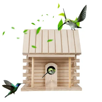 Paukščių Narvas Priedai Birdhouses Išorės Medinės Paukštis Namas Inkilėlį Kabinti Paukščių Lizdai Namų, Sodo Puošmena