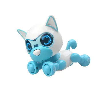Pažangi RCRobot Šuns Žaislas Smart Elektroninių Augintiniai, Šunų Vaikai Žaislų Mielas Gyvūnų LED Akis Garso Įrašymo Dainuoti Miego Protingas Toy20
