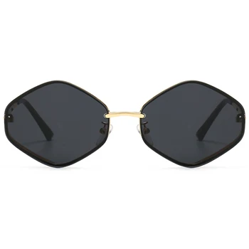 Peekaboo rombas, akiniai nuo saulės moterims, metalinis rėmas uv400 aukso retro saulės akiniai vyrams ruda juoda dovanos gimtadienio 2021