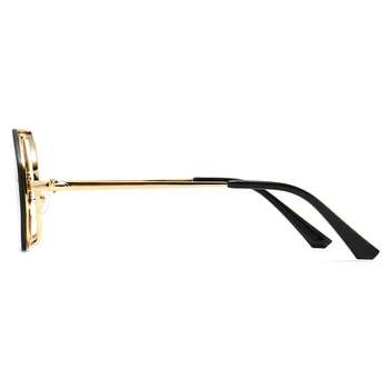 Peekaboo rombas, akiniai nuo saulės moterims, metalinis rėmas uv400 aukso retro saulės akiniai vyrams ruda juoda dovanos gimtadienio 2021