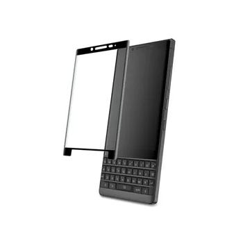 Pilnas draudimas, Lenktas Grūdintas Stiklas Blackberry Keytwo Screen Protector apsauginė plėvelė, Skirta 