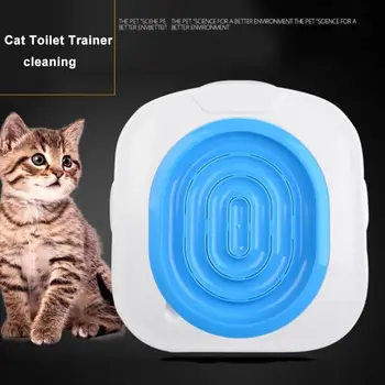 Plastikiniai Katės Tualeto Mokymo Komplektas Kraiko Dėžutė Mažylis Kačių Kraikas Kilimėlis Kačių Tualeto Treneris, Tualeto Pet Valymo Katė Mokymo Produktai