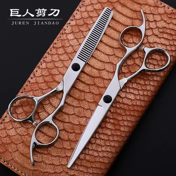 Plaukų Žirklės, Plaukų Pjovimo Žirklės, plaukų kirpimo Žirklės VG10 Nerūdijančio Plieno Japonijoje Profesionalūs Aukštos Kokybės 6.0 Colių Dantų Dydis