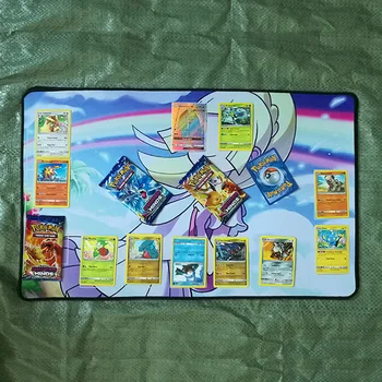 Playmat Pokemon Trading Card Game Kitą Likimus Reshiram PTCG Priedai Monstras Anime Valdybos Kilimėlį, Pagalvėlę, Porolonas