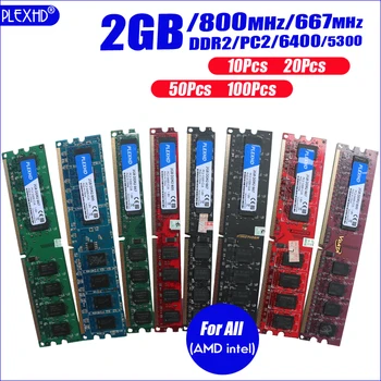 PLEXHD Darbalaukio RAM Atmintis RAM PC2 Memoria Modulis DDR2 800 PC3 6400 4GB Suderinama DDR2 800MHz 667MHz mini PC žaidimų plokštė