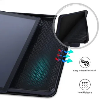Plonas Flip Folding Stovėti PU Odos Atveju Kumelė Forma 8.0 Colių 2018 ReleaseLuxury Magnetinio Smart Tablet Funda Dangtis