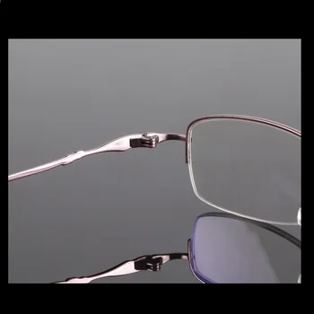 Plotis-135 Titano pusė kadro trumparegystė kadrų ultra light moterų akinių rėmelius prekės ženklo akinių rėmeliai ponios didinamasis stiklas