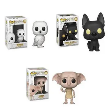 POP Harri Poteris Hedwig Sirius Black Dobby Snape Voldemort Luna RON Hermiona Veiksmų Žaislas Duomenys Kolekcijos Modelis Žaislas Vaikams dovanos