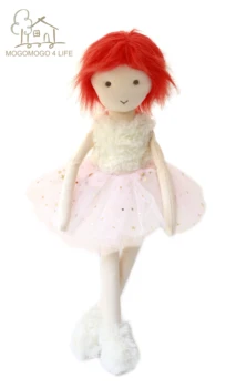 Prabanga Rožinė Mergaitė Skudurines Lėlės Premium Valentino dovana Savo Ballerina Mergaitės Lėlė Princesė Mergaičių Lėlės rožinė Dropshipping