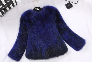 Prabangos Nekilnojamojo Lapės Kailio Striukė Lady Mados Užsakymą didelio Dydžio, Įvairių Spalvų Gamtos Fox Fur Coat Originali Liemenė DFP818