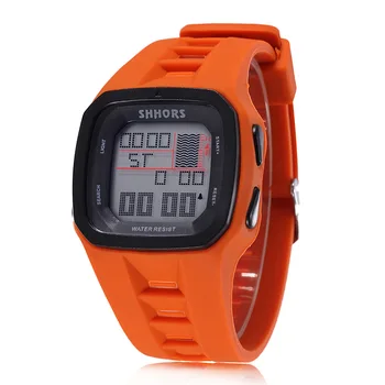 Prabangos Prekės Shhors Laikrodžiai Vyrams, Sporto Laikrodžiai Mados Led Skaitmeniniai Elektroniniai Laikrodžiai Vandeniui Silikoniniai Laikrodžiai Reloj Hombre
