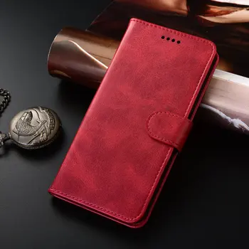 Prabangus Odinis Flip Case For Huawei P8 Lite P8 Lite 2017 Piniginės Padengti Telefono dėklas Dangtelis Su Kortelių lizdas, 