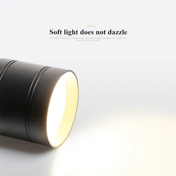 Pritemdomi LED lubų downlight 5W 9W 7W 12W 18W 24W ne atviros skylės paviršiaus sumontuoti LED lubų šviesos 110V, 220V, dekoratyvinės šviesos