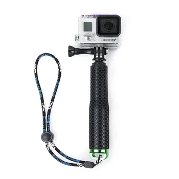 Profesionaliems Povandeninių Selfies Stick Go Pro 4 3+ 3 5 xiaomi yi Nešiojamą Ištraukiamas Monopodzie Selfie Stick GoPro HERO3
