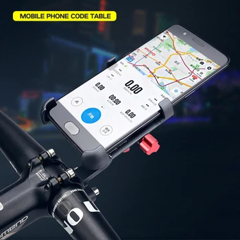 Promend 360° pasukti Aliuminio Lydinio Dviratį Mobiliojo Telefono Laikiklis Dviračių Priedai Reguliuojamas dviračių telefono turėtojas MTB Telefono Stovas
