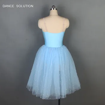 Putojantis Mėlyna Ilgai Romantiško Stiliaus Baleto Mdc Kostiumas Minkšto Tiulio Tutu Balerinos Suknelė Vaikų ir Suaugusiųjų 19332