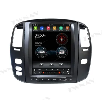PX6 DSP Carplay Tesla ekranas 4+64GB Android 9.0 Automobilio Multimedijos Grotuvo Lexus LX470 2004-2005 GPS Radijas Auto stereo galvos vienetas