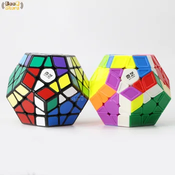 Qiyimegaminx Qiheng QihengS Megaminxd Magic Cube Stickerless Skulptūra Juoda Greičio Įspūdį Kubo Švietimo Žaislas Galvosūkis