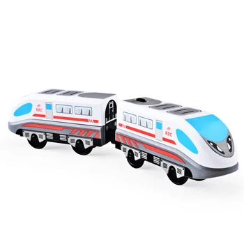 RC Elektrinis Traukinys Magnetinio Traukinio Diecast Lizdas Žaislas Tinka Standartinio Medinio Traukinio Bėgių Mediniai Geležinkelio vaikų žaislai berniukas