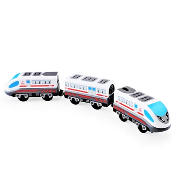 RC Elektrinis Traukinys Magnetinio Traukinio Diecast Lizdas Žaislas Tinka Standartinio Medinio Traukinio Bėgių Mediniai Geležinkelio vaikų žaislai berniukas