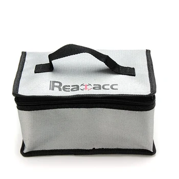 Realacc atspari Ugniai Antipirenas Lipo Baterijos Saugos Pagalvių 220x155x115mm Su Rankena Antipirenas Stiklo pluošto Audiniai