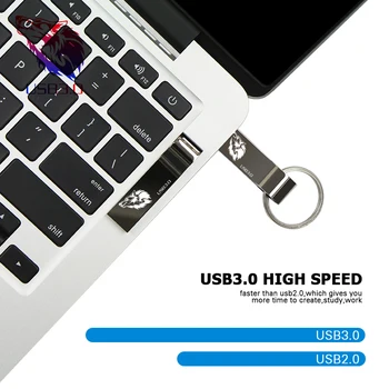 Realus pajėgumas USB atmintines 64gb 128 gb mini usb 8GB 16GB 32GB metalinis tušinukas usb raktas diskų ir 