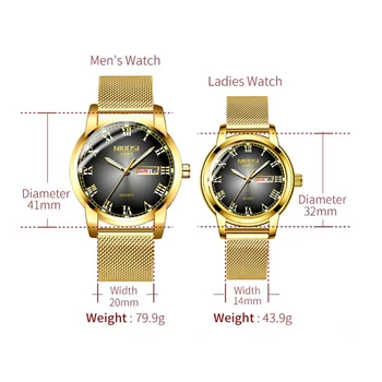 Relogio Feminino Aukso Vyrai Moterų Laikrodžiai NIBOSI Unikalaus Dizaino, Prabangus Nerūdijančio Plieno Tinklelio, Dirželis Vyrų Mados Atsitiktinis Žiūrėti Data