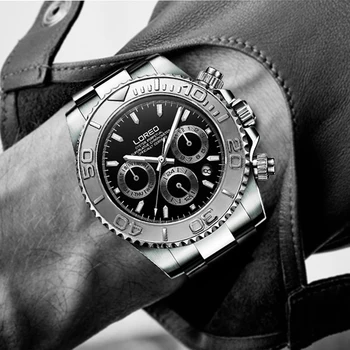 Relogio masculino Mados Žiūrėti Vyrus Karinių Automatinis Mechaninis laikrodis Mens Watches Top Brand Prabanga Sporto Laikrodis, Data