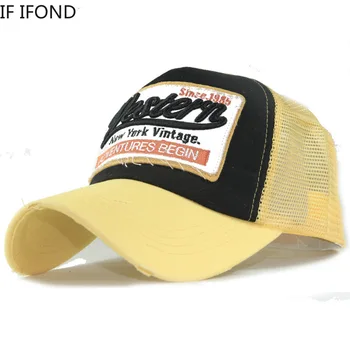 Retro Beisbolo Kepurės Vyrams, Atsitiktinis Snapback Skrybėlę Lauko Reguliuojamas Kepurės Vasaros Saulės Skrybėlės