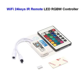 RGB Wifi Valdytojas, 5V (12V 24V RGB RGBW LED Muzika Valdytojas Magija Namų 