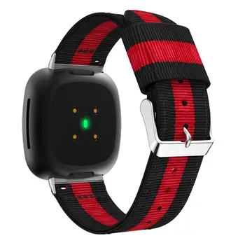 Riešo fitbit Versa3/Jausmas Žiūrėti Juosta nailono Smartwatch Apyrankę, Dirželį fitbit Versa 3 Pakeitimas Watchband Aukštos Kokybės