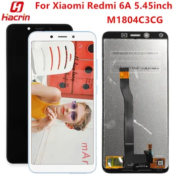Rodyti Xiaomi Redmi 6A Jutiklinis Ekranas Išbandyti Lcd Ekranas+Ekranas su Rėmu Xiaomi Redmi 6 6A M1804C3CG 5.45 colių