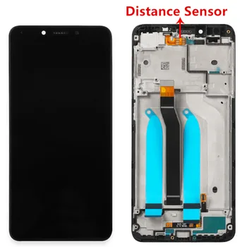 Rodyti Xiaomi Redmi 6A Jutiklinis Ekranas Išbandyti Lcd Ekranas+Ekranas su Rėmu Xiaomi Redmi 6 6A M1804C3CG 5.45 colių