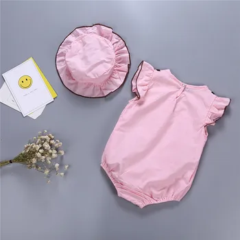 Rožinės spalvos Baby Girl drabužiai Berniukui Medvilnės Rompers dizaino Multi baby kostiumas vasaros drabužių rinkinys naujagimiams minkštas jumpsuit
